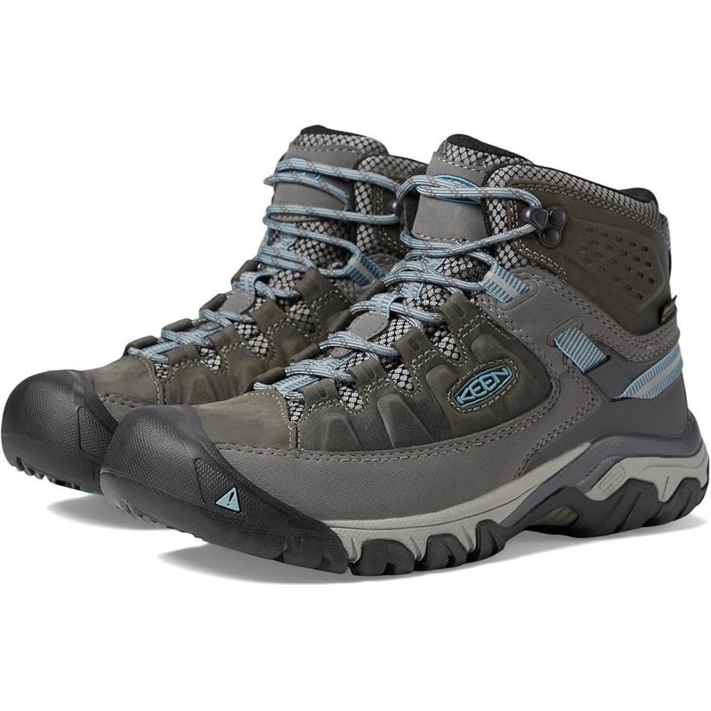 KEEN® (Women's SIZE 9.5 M) Targhee™ III Waterproof Mid Hiking Boots, Magnet/Blue